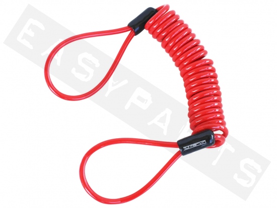 Cable para pistón freno disco T.J. Marvin Z15 L.1600mm rojo